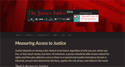 Desktop Screenshot of justiceindex.org